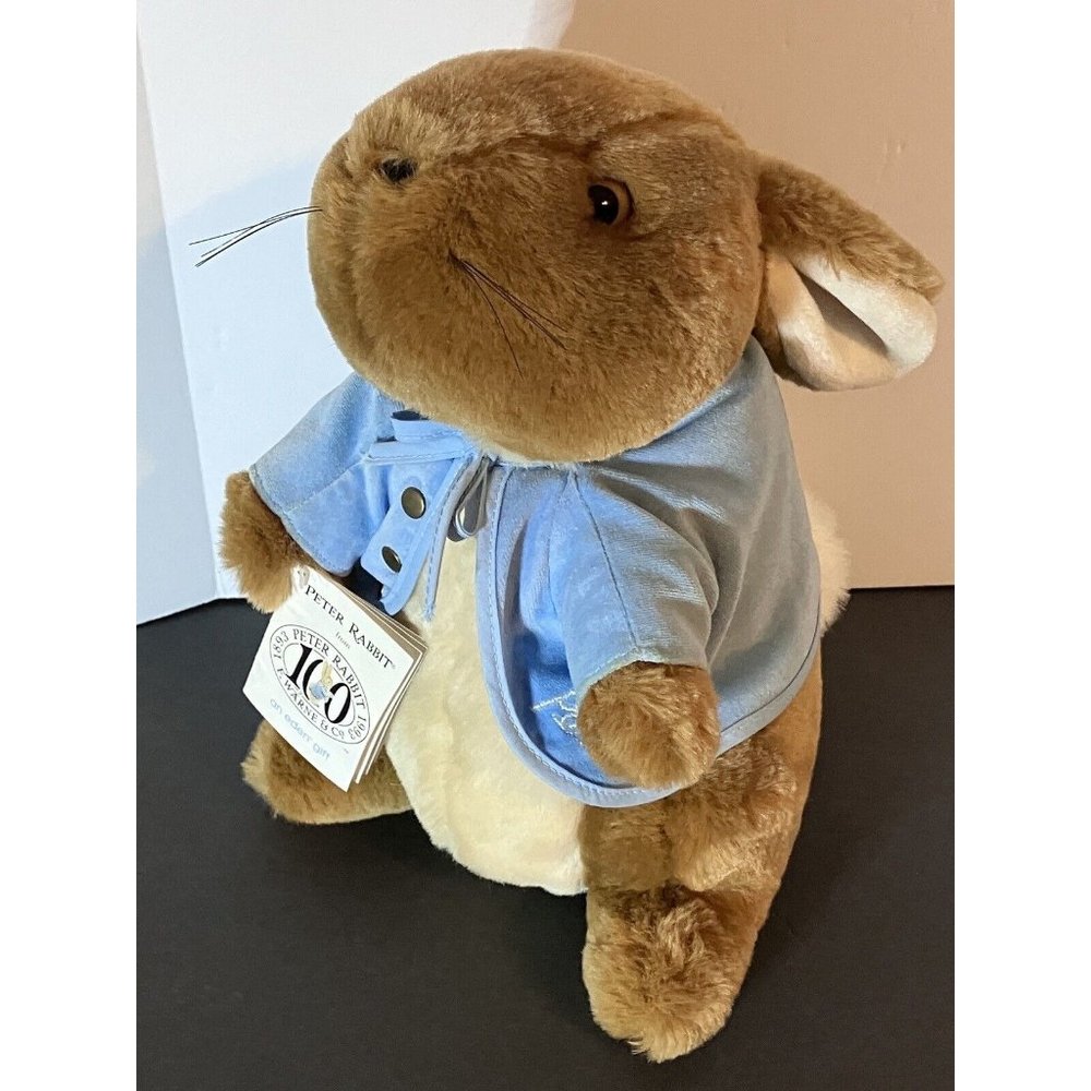 VTG RARE 12” EDEN BEATRIX POTTER PETER RABBIT PLUSH 100 Anniversary EDEN #30755
